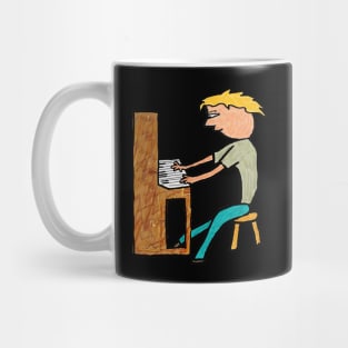 Piano Playing Mug